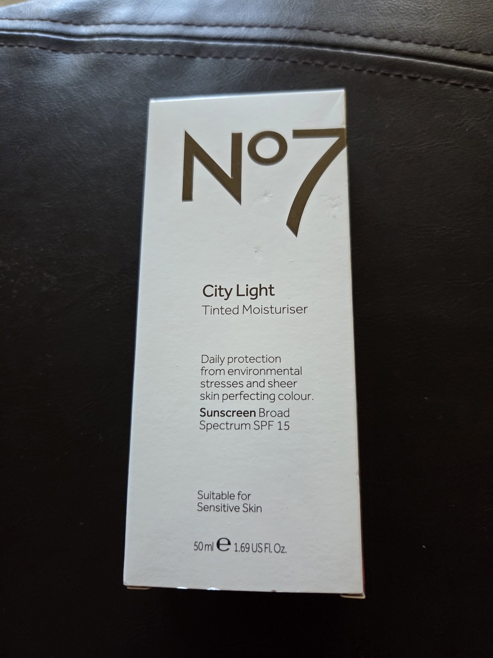 No7 City Light Tinted Moisturiser SPF 15 50ml New in Box Sensitive Skin - Fair